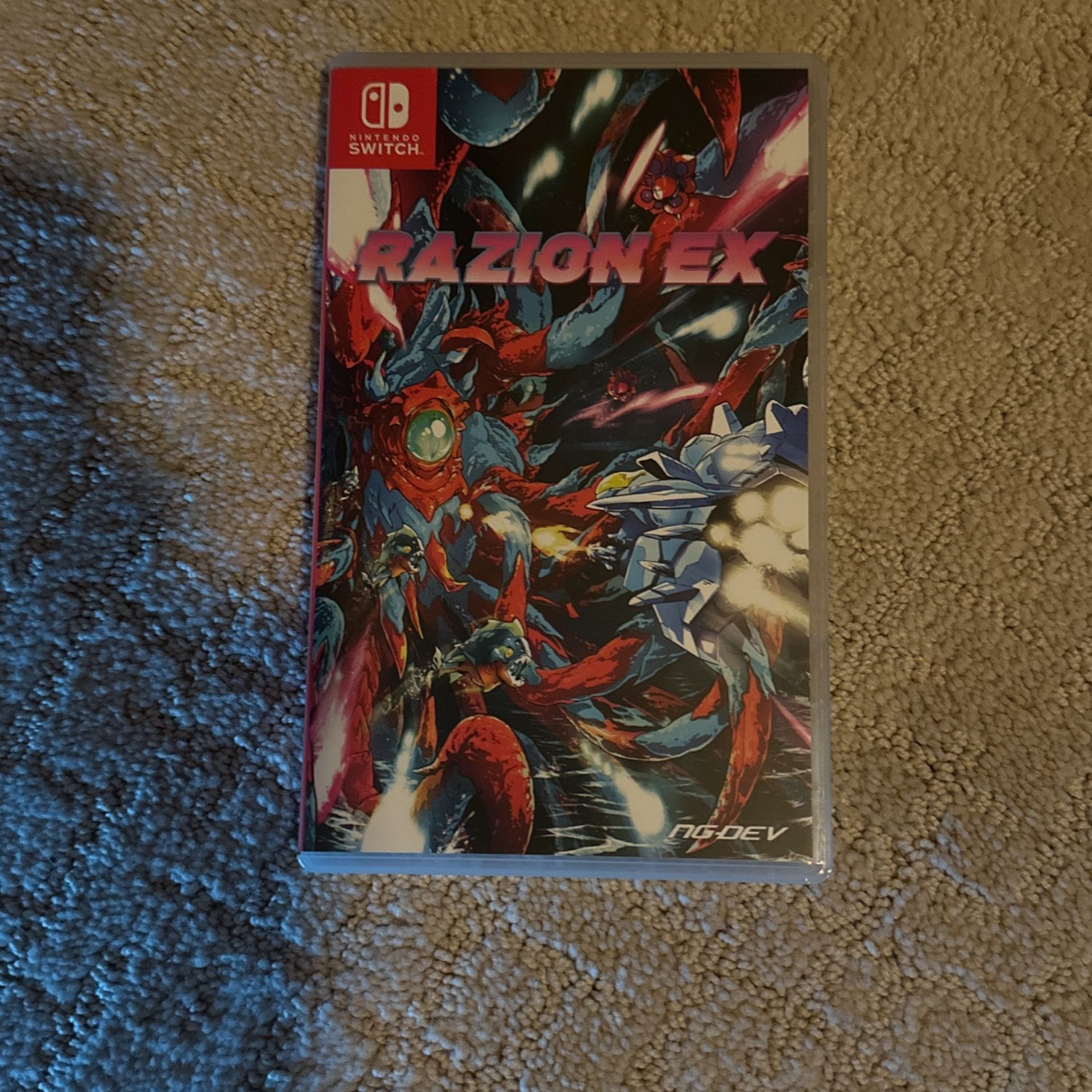 新品未開封 RAZION EX COLLECTORS EDITION Nintendo Switch 2D Shooter RAZION NG DEV game only 1400 RARE for