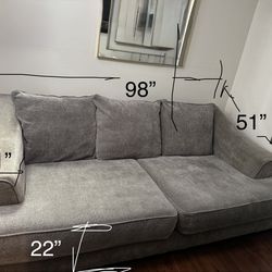 FREE Sofa bed Couch Gray  Love Seat Juego De Sala Large