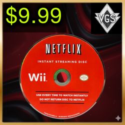 *RARE* Netflix Instant Streaming Disc – Nintendo Wii (2010)