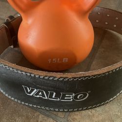 Gym Belt And Kettlebell 