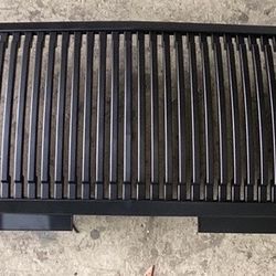 Front Grille - Badgeless Vertical Fence Style - Black For [94-00] [Chevy C/K] [1(contact info removed) 3500]