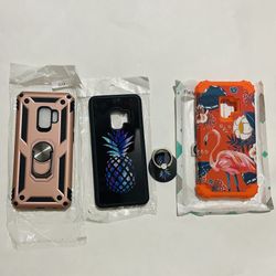 3Samsung Galaxy S9 Case Ring Stand Phone Cover with Armor Shockproof Cover Case