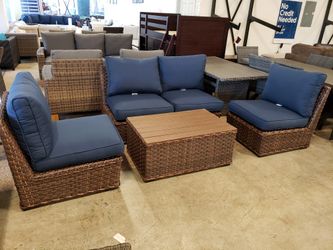 New 5pc outdoor patio furniture set tax included delivery available