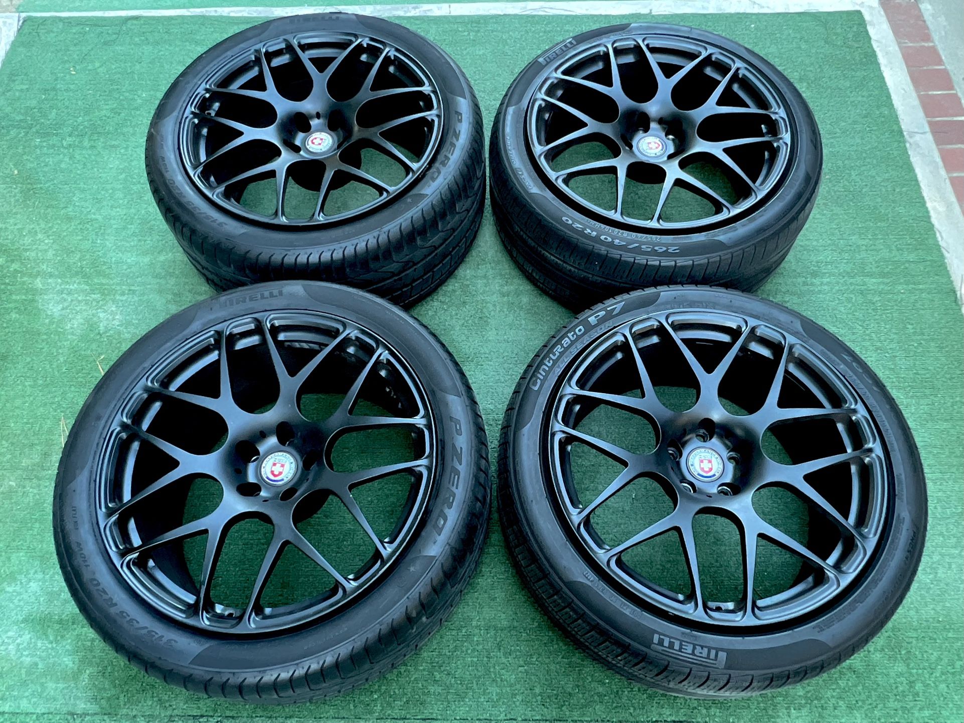 MINT NISSAN GTR 20” HRE P40 MONOBLOCK FORGED WHEELS