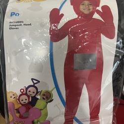 Red po Teletubbies Child Costume  Kid 3t 4t Halloween