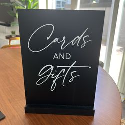 Cards And Gifts Sign 