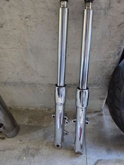 CHROME FRONT FORK H.D.