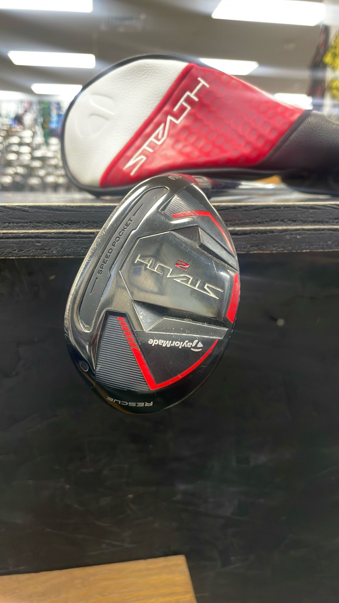 TaylorMade-Stealth-2-3-Hybrid-19*-Degree-Right-Hand-Stiff-Flex-w/Headcover