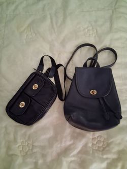 Vintage Coach Fanny Pack and Backpack!