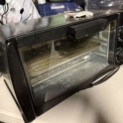 Toaster Oven Black 