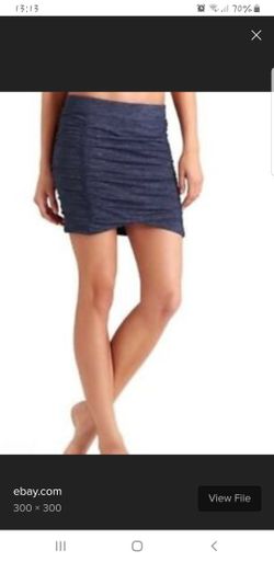 Athleta Odyssey Twisted Ruched Mini Skirt
XS 