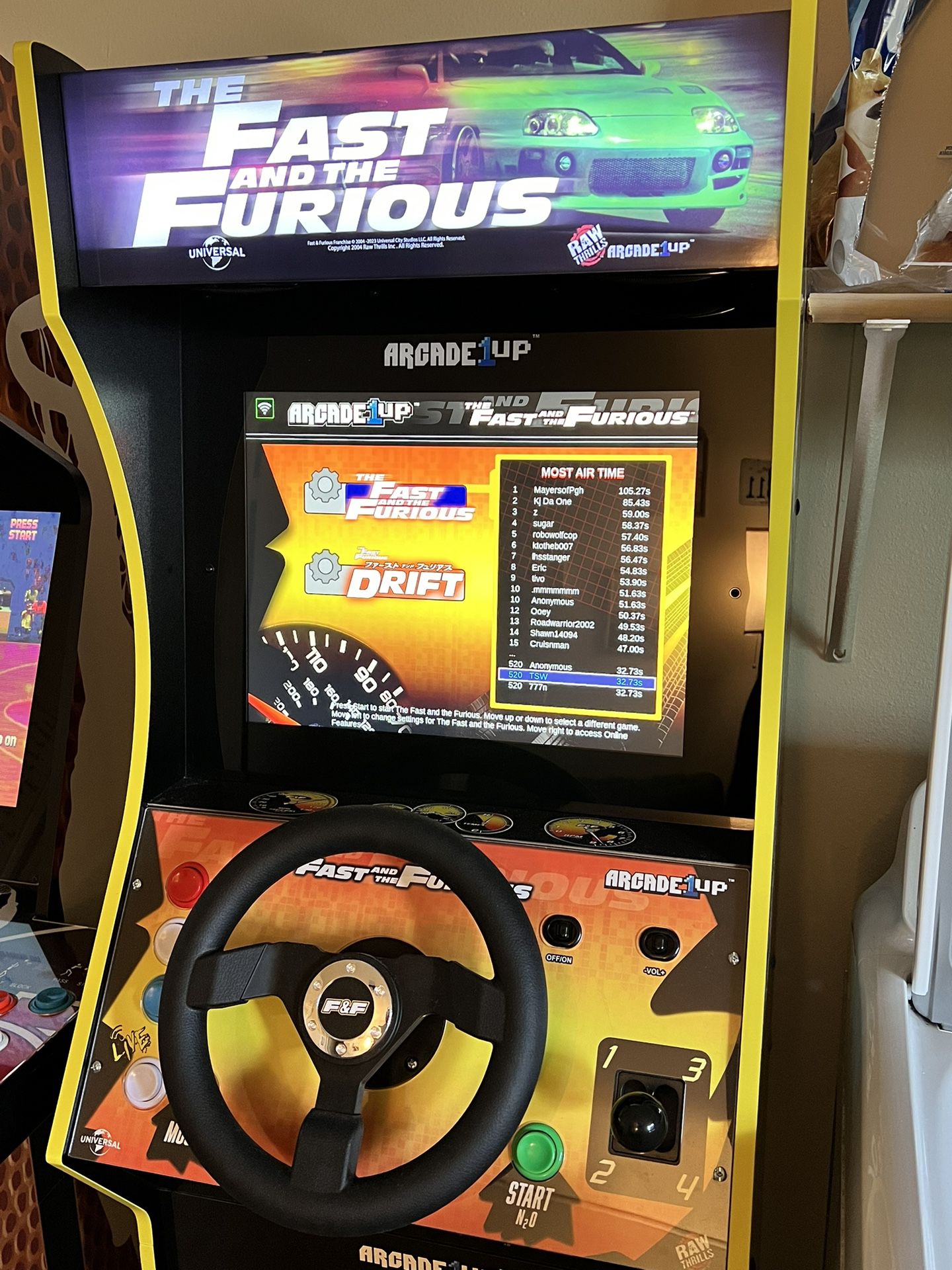 The Fast and the Furious Arcade Game 