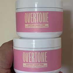 Overtone semi-permanent hair dye Cotton Candy Pink