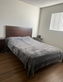 Bed Frame W/ Mattress