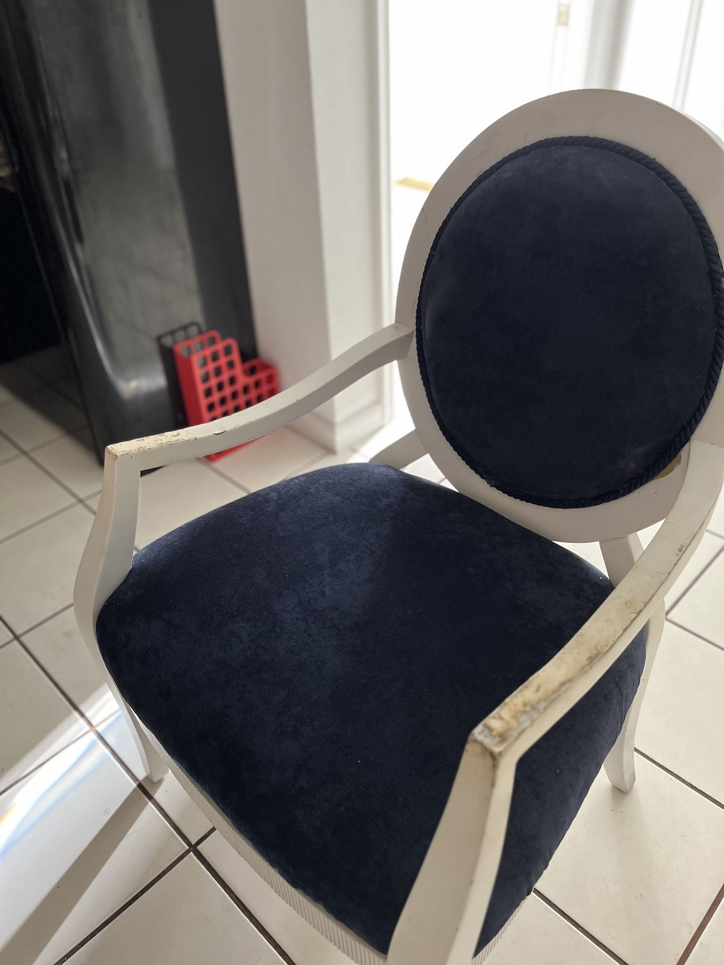 Free Huge Blue Armchair