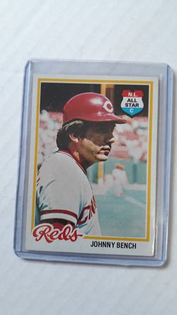 1978 Topps Johnny Bench.