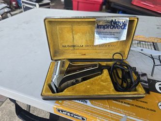 vintage Sunbeam Groomer Razor 8000