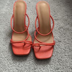 Sexy Orange Heels 