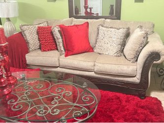Sofa and loveseat