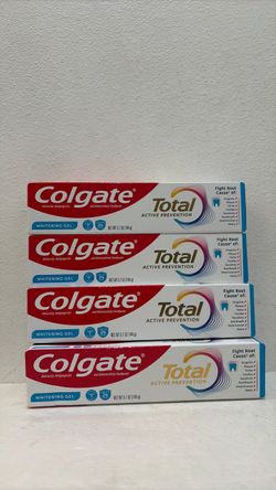 Colgate Total Whitening Gel Toothpaste Bundle Set (5.1 Oz Each)