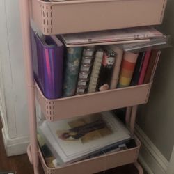 Pink Metal Cart