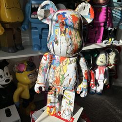 Andy Warhol X Jean-Michel Basquiat #4 Bearbrick 1000%