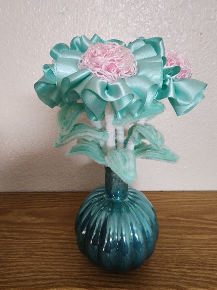 Bouquet of makeshift flowers