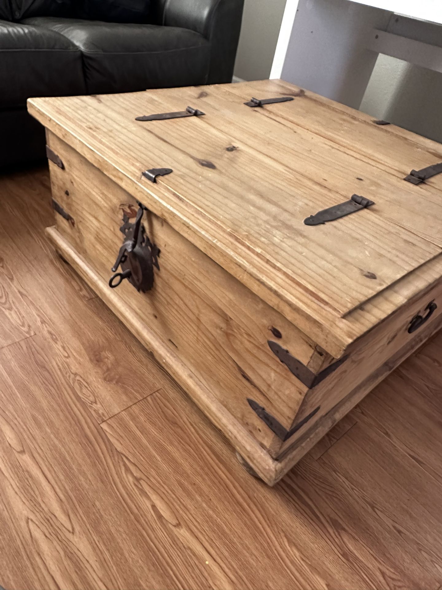 Rustic Solid Wood Coffee Table 