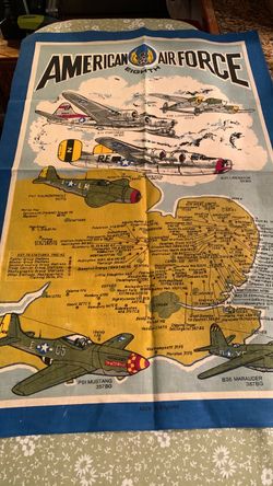 Eighth Air Force tea towel