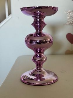Bath & Bath Body Works Pink Christmas Candle Holder