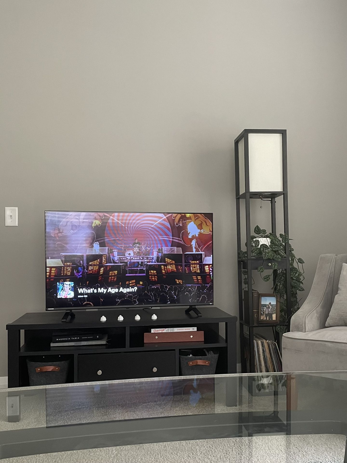 Black TV Stand