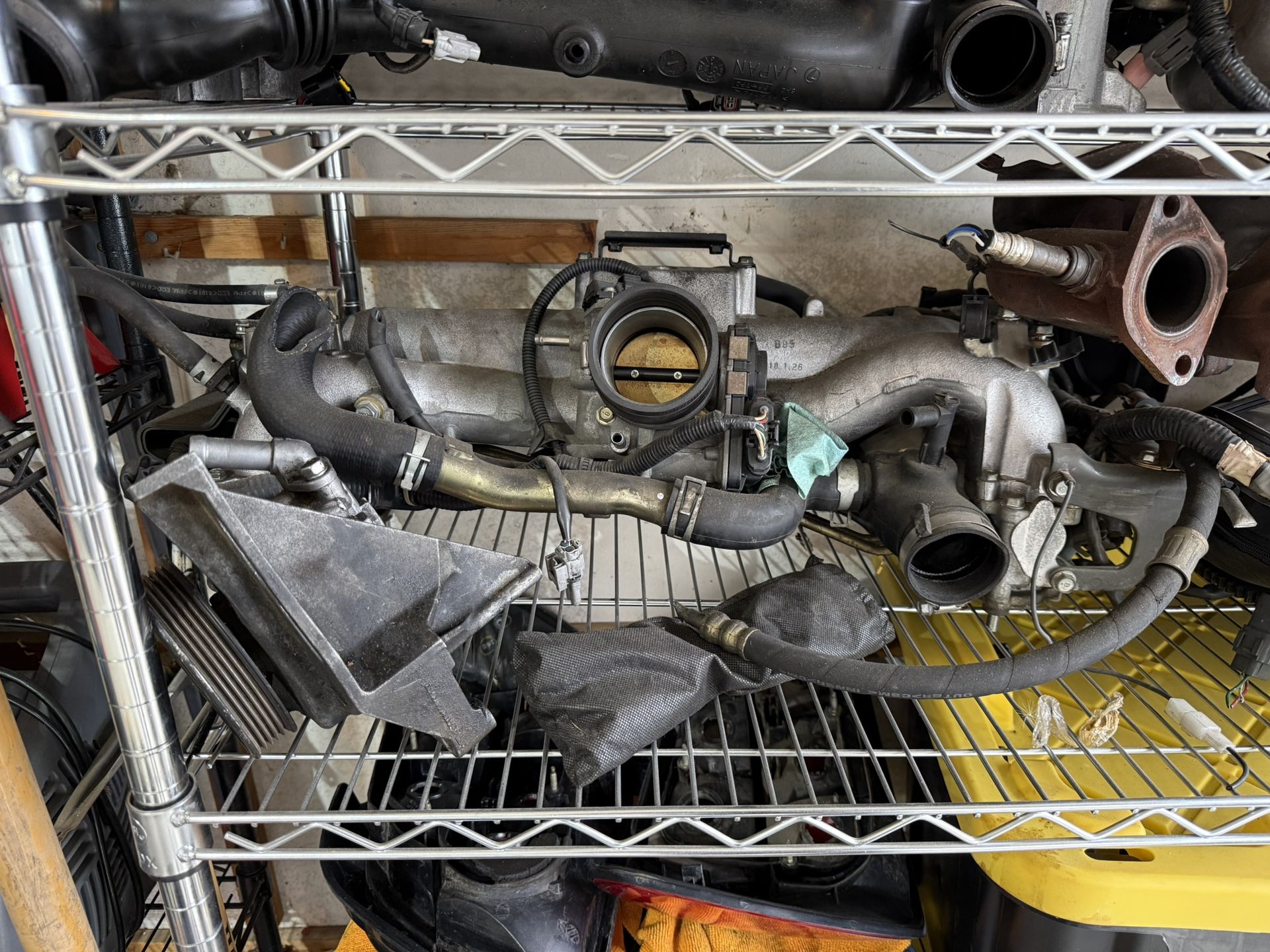 Subaru Wrx Jdm Ej 2.0 Intake Manifold TGVs Throttle Body Wiring Harness