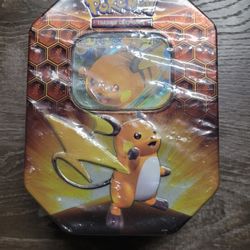 Pokemon Hidden Fates Tin (Raichu GX)