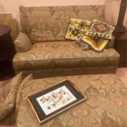 Sleeper Sofa And Ottoman 