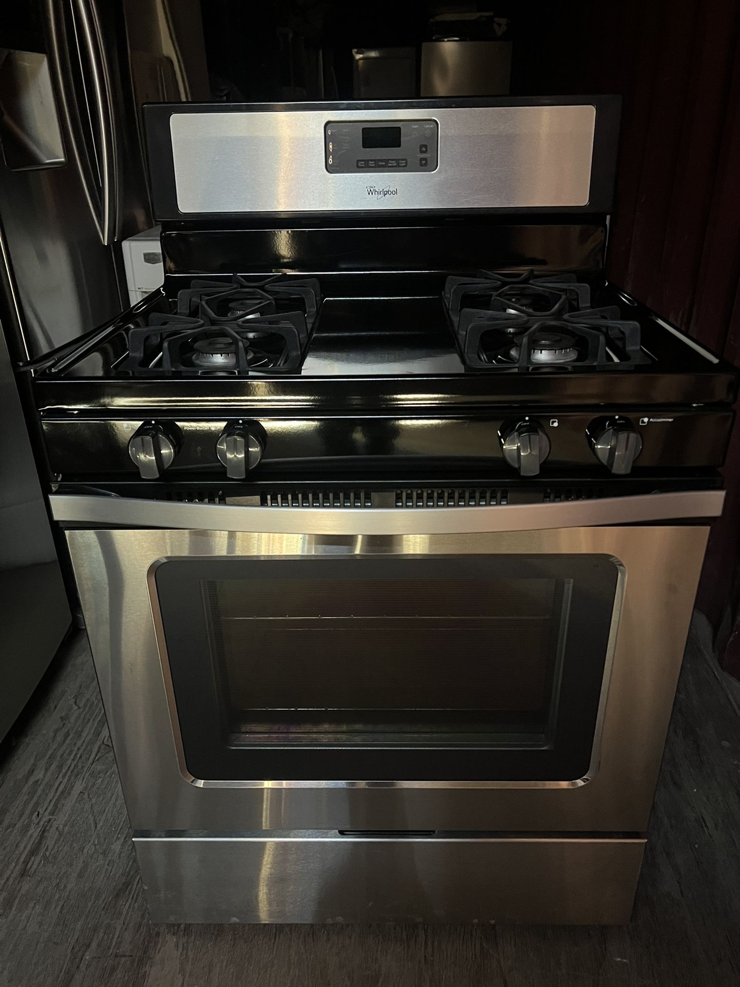Whirlpool Stainless Steel Gas Stove