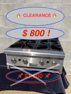 ❗️ 1/2 OFF ❗️🔥30,000BTU (Each) 🔥Royal Range Industries commercial hot plate, specifically the model RHP-24-4