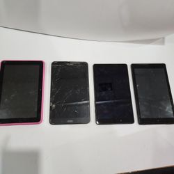 4 Tablets For Parts - All For $60