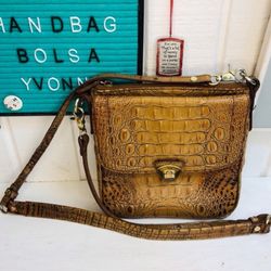 BRAHMIN VICTORIA XROSSBODY LEATHER BAG