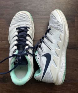 Athletic Nike Womens Air Zoom Vapor X HC AA8027-010 White Running Shoes Sneakers Size 11