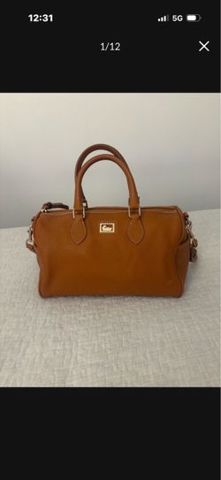 Dooney & Bourke Tan Leather Satchel