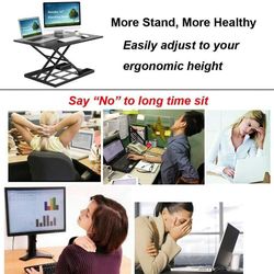 Hight adjustable computer desk