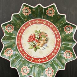 Villeroy & Boch Christmas Holiday Teddy Bear Bowl