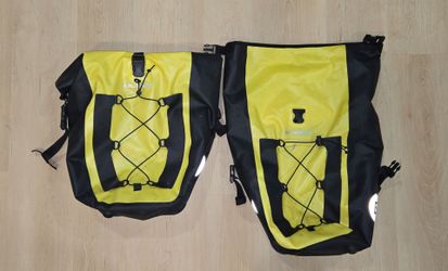 Rockbros bike panniers / saddle bags, fully waterproof 25 - 32 liters - set of 2