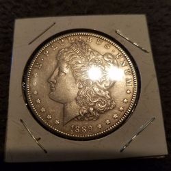 1889 morgan silver dollar
