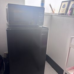 Mini Fridge And Microwave 