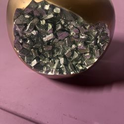 Gold Decorating Apple Shiney Inside 