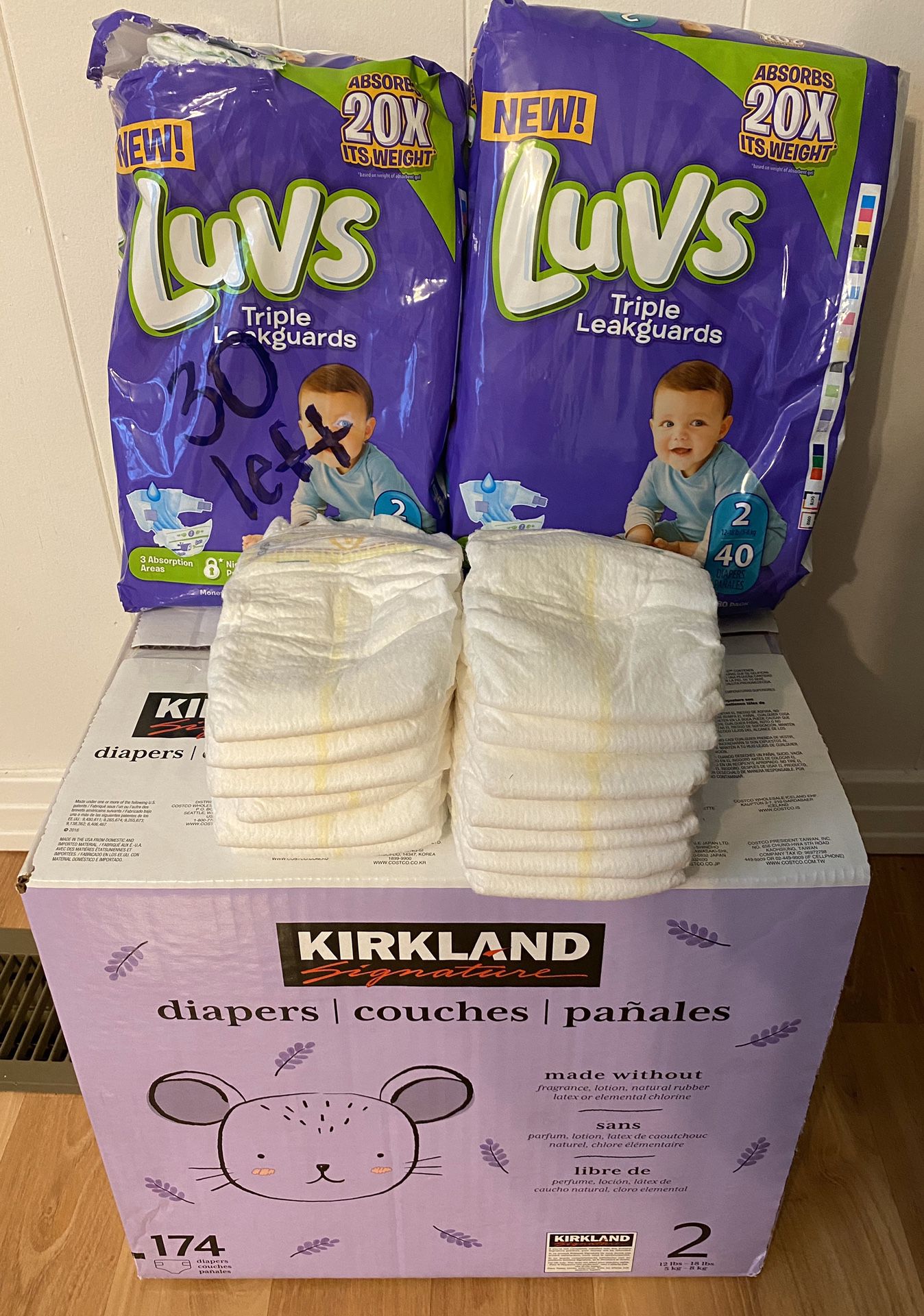 Size 2 diaper bundle