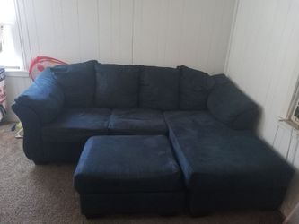 Moving need gone Navy blue sectional