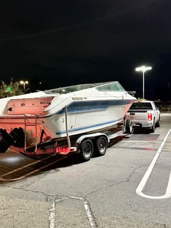Boat with galvanized trailer 23ft