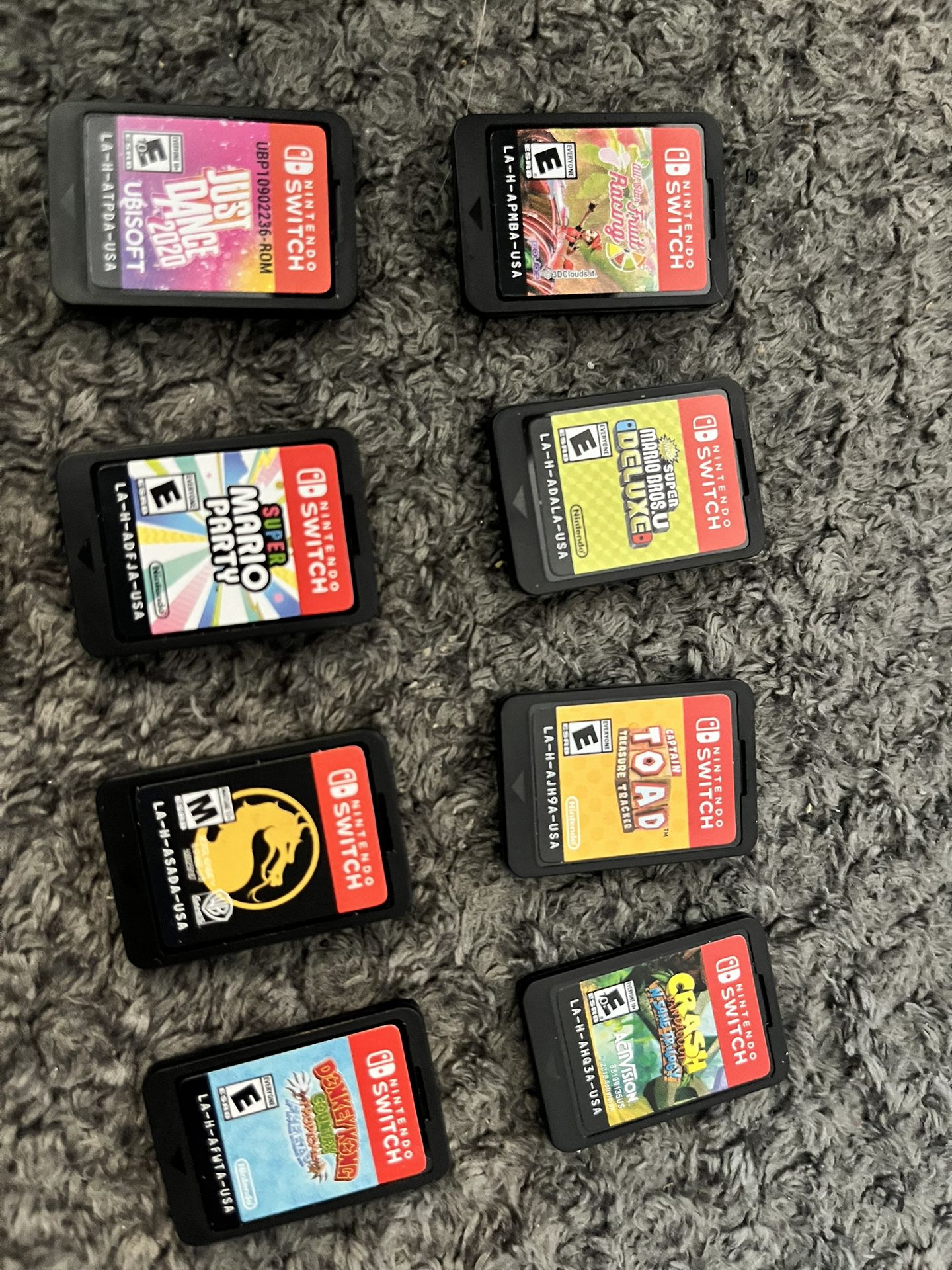 8 Nintendo Switch Games 